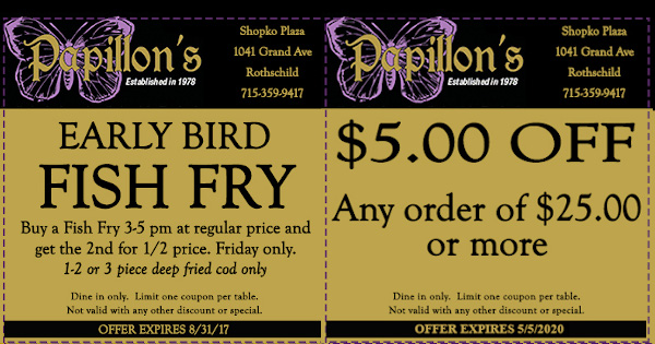   Restaurant Coupons in Wausau