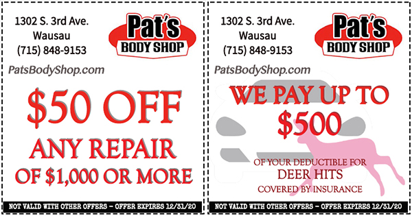   Automotive Coupons in Wausau Area